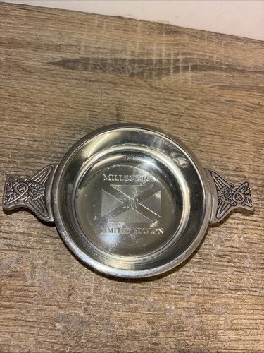 Vintage pewter scottish - pewter, quaich