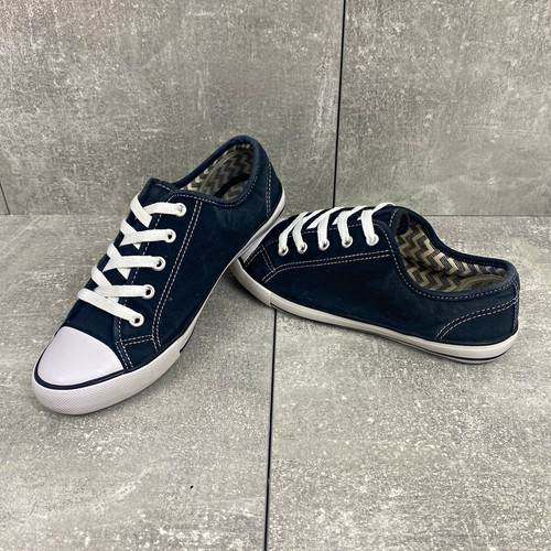 Navy white low top - navy/white,