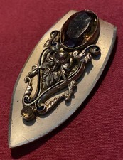 Vintage Scarf Clip Gold Tone