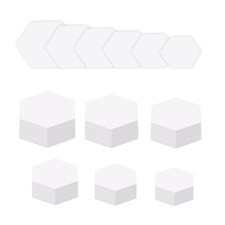 600Pcs Hexagon Piecing Paper
