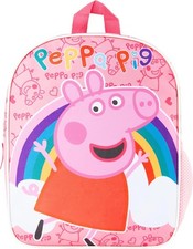 Girls Kids Junior Nursery Peppa Pig George Backpack School Bag Rucksack  UK NEW