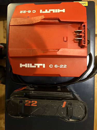 Hilti 6v red battery - hilti,