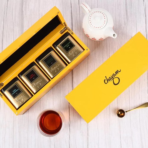 Fine tea chest - wooden, box