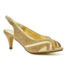 Ladies Low Kitten Heels Court