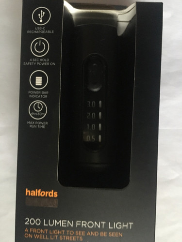Halfords advanced 200 lumen - advanced,