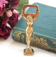 Brass Naked Nude lady Bottle