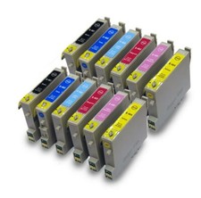 2 Sets Compatible (non-OEM) Printer Ink Cartridges to replace T0487 Seahorse Ink