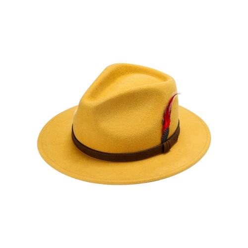 100 wool fedora hat - 100,