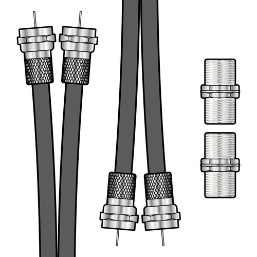 Twin satellite cable - satellite, box