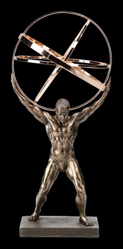 Greek gods figure atlas with - gods,