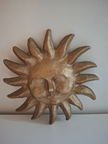 Vintage paper mache - vintage, gold