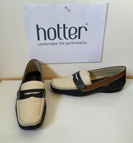 Hotter etna leather loafer - leather,
