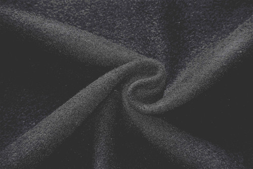 Black wool cashmere heavy - wool,