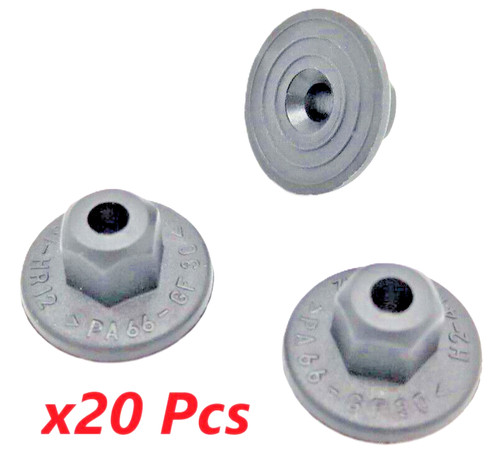 Unthreaded plastic nuts - vw,
