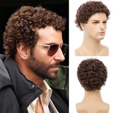 Synthetic Men's Short Afro