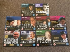 10 x DAILY MAIL CLASSIC DETECTIVES PROMOTIONAL DVDS