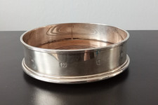 1995 - Solid Silver - Champagne Bottle Coaster- London 1995