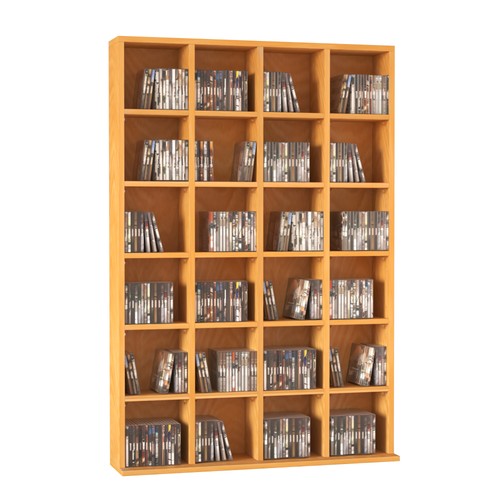 Homcom dvd media storage - cd,