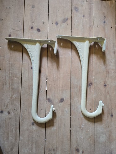 Vintage pair cast iron belfast - vintage,