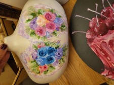 Hand Painted Vase by Local Artist Signed and Is 1 of A Kind Piece of Pottery