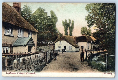 Devon england postcard - england,