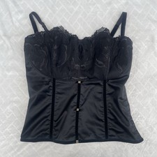 Valisere Corset Black Satin