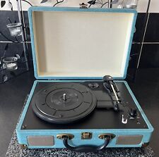 Brand New - Turquoise Retro Suitcase wireless turntable vinyl record player.