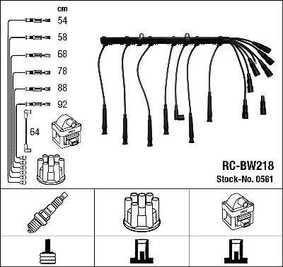 New ignition cable kit for - kit,