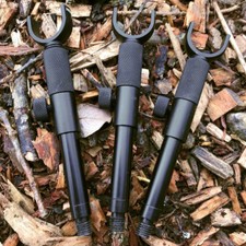 NGT Rod Pod Extenders Bankstick Buzz Bar  4.5"-7" Set of 3 In Black Carp Fishing