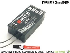 RC Receiver Storm S603 DSMX Spektrum Satellite Compatible 6 Channel DSM2 RX UK