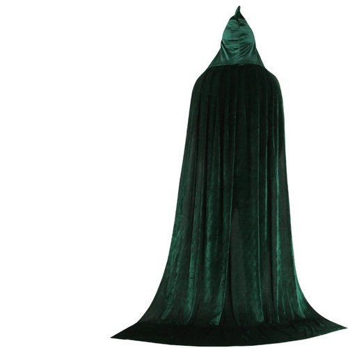 Halloween velvet hooded cloak - halloween,