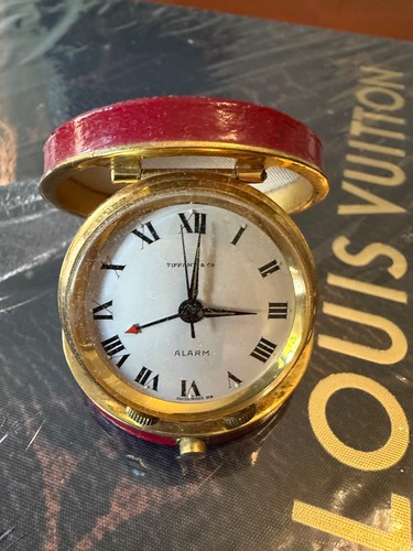 Tiffany desk top alarm clock - tiffany,