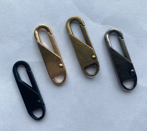 Detachable metal zipper - zipper, pull