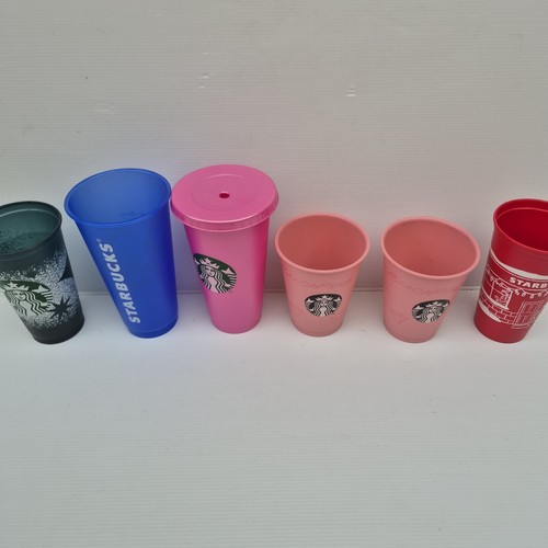 Starbucks reusable plastic - 6x,