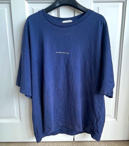 Zara man men blue cotton - zara,