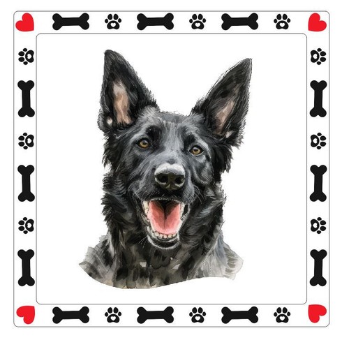 Dutch shepherd dog - shepherd, sticker