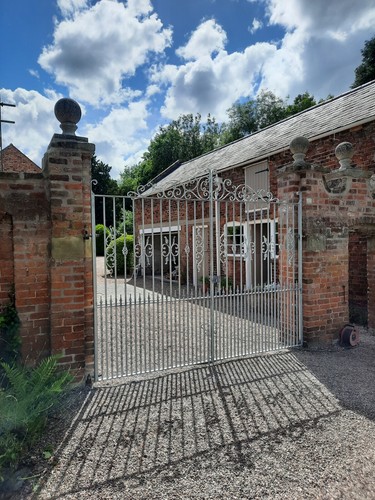 Wrought iron estate gates - wrought,