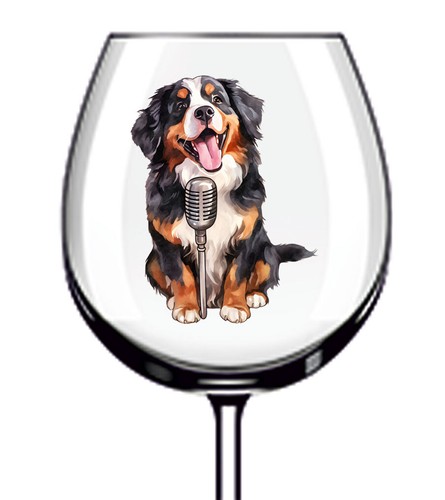 12x singer dog - tumbler, wine