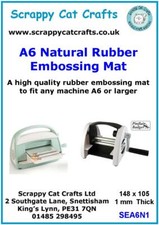 A6 Natural Rubber Embossing