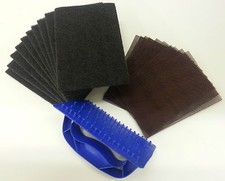 Griddle grill scourer - griddle, holder