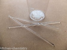 3 x 200mm Glass Stirring Rods