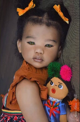 Lifelike painted toddler - lifelike,