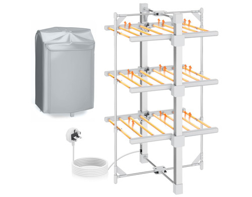 Electric heated clothes airer - electric,