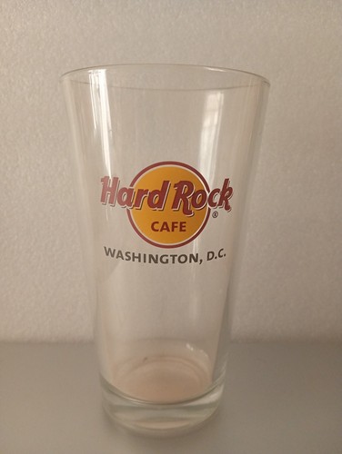 Hard rock cafe pint - rock, glass