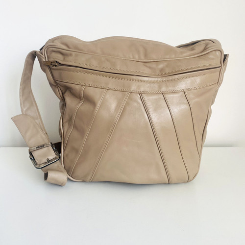 Enny large shoulder - bag, taupe