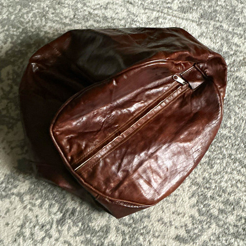 Brown genuine leather - ,