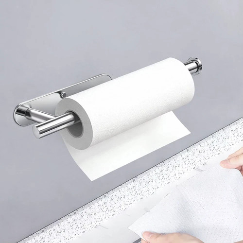 Paper towel holder self - paper,