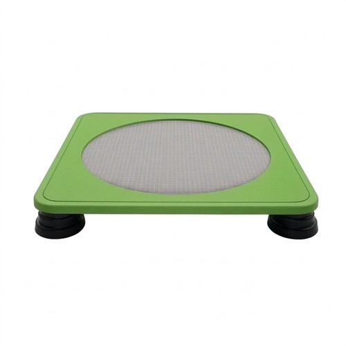 Low height square trampoline - low-height,
