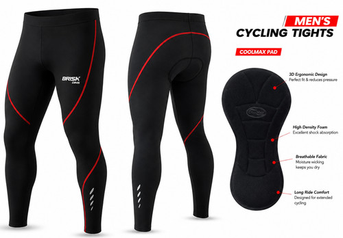 Mens winter cycling tights - winter,