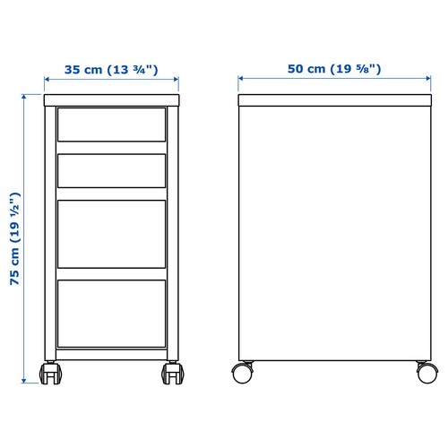 Ikea micke drawer unit - unit, on